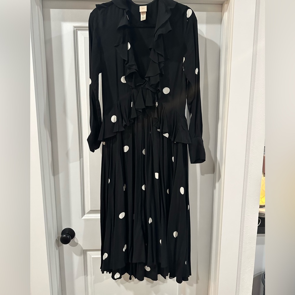 H&M midi dress. Super flattering and flowy